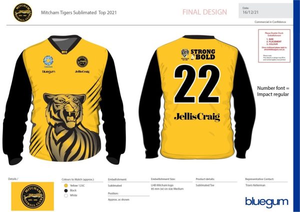(SNR MERCH) - LONG SLEEVE TRAINING JUMPER